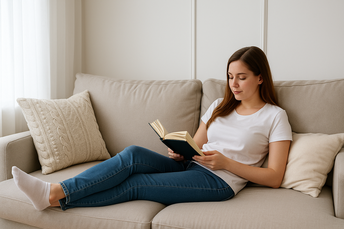 Modern British living room with neutral sofa and décor accessories — Sofa Decor UK inspiration.