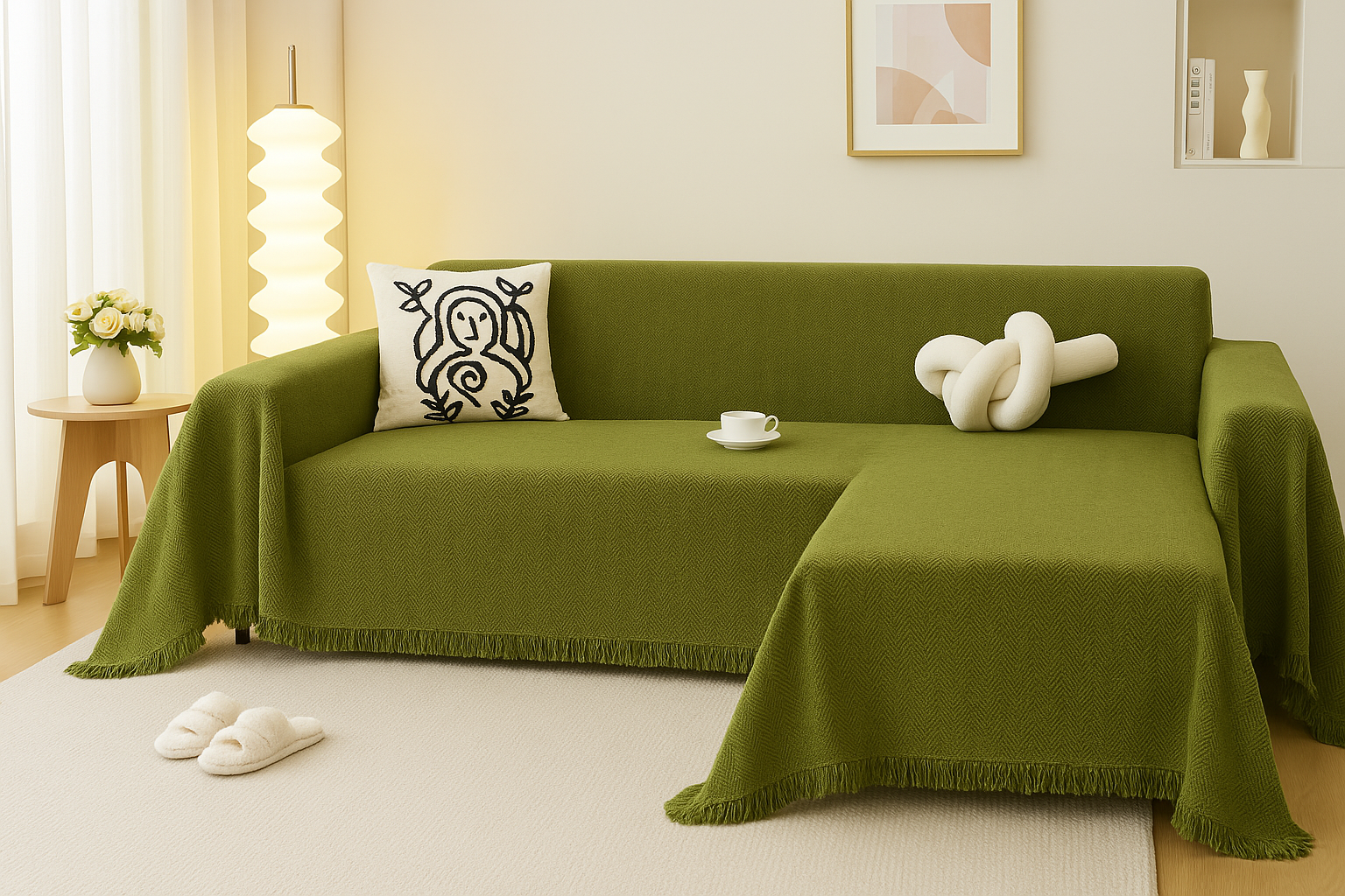 Luxury Water Resistant Sofa Cover NonSlip AllSeason UK Couch Protector