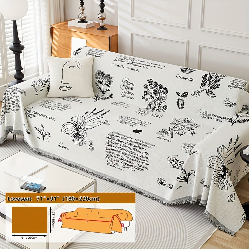 Soft chenille cover perfect for all seasons