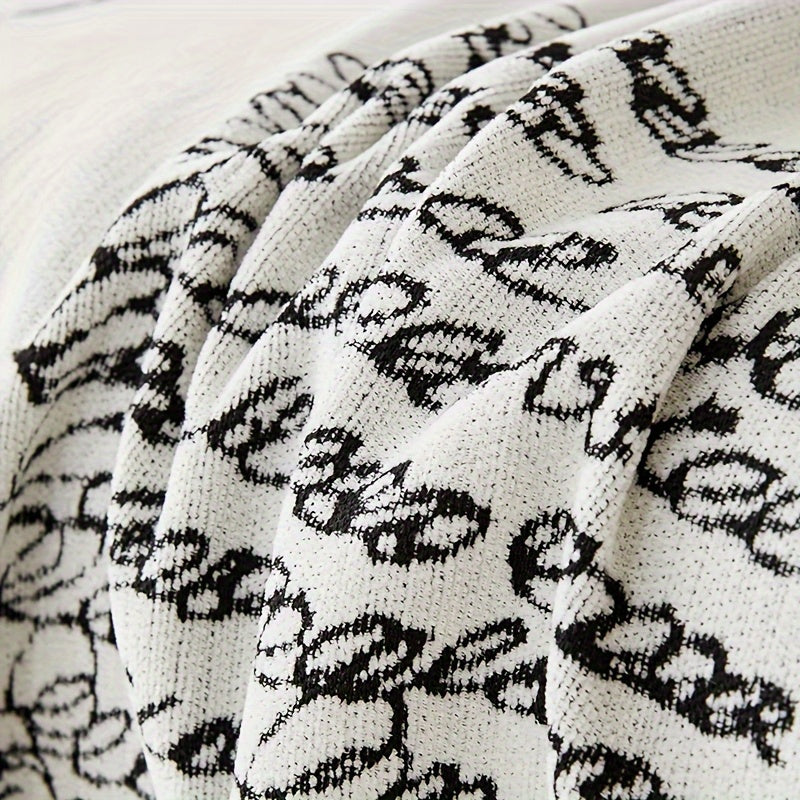 Textured chenille sofa cover for daily use