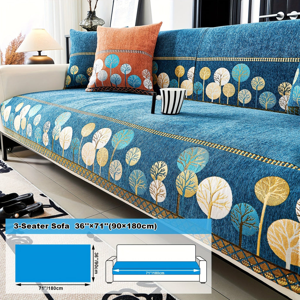 Sofa Decor Sienna Boho Plush Sofa Cover lifestyle product image for boho sofa cover in the UK