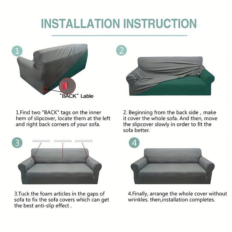 Sofa Decor Noira Water Resistant Stretch Sofa Slipcover stretch sofa cover in the UK - colour and texture view 3