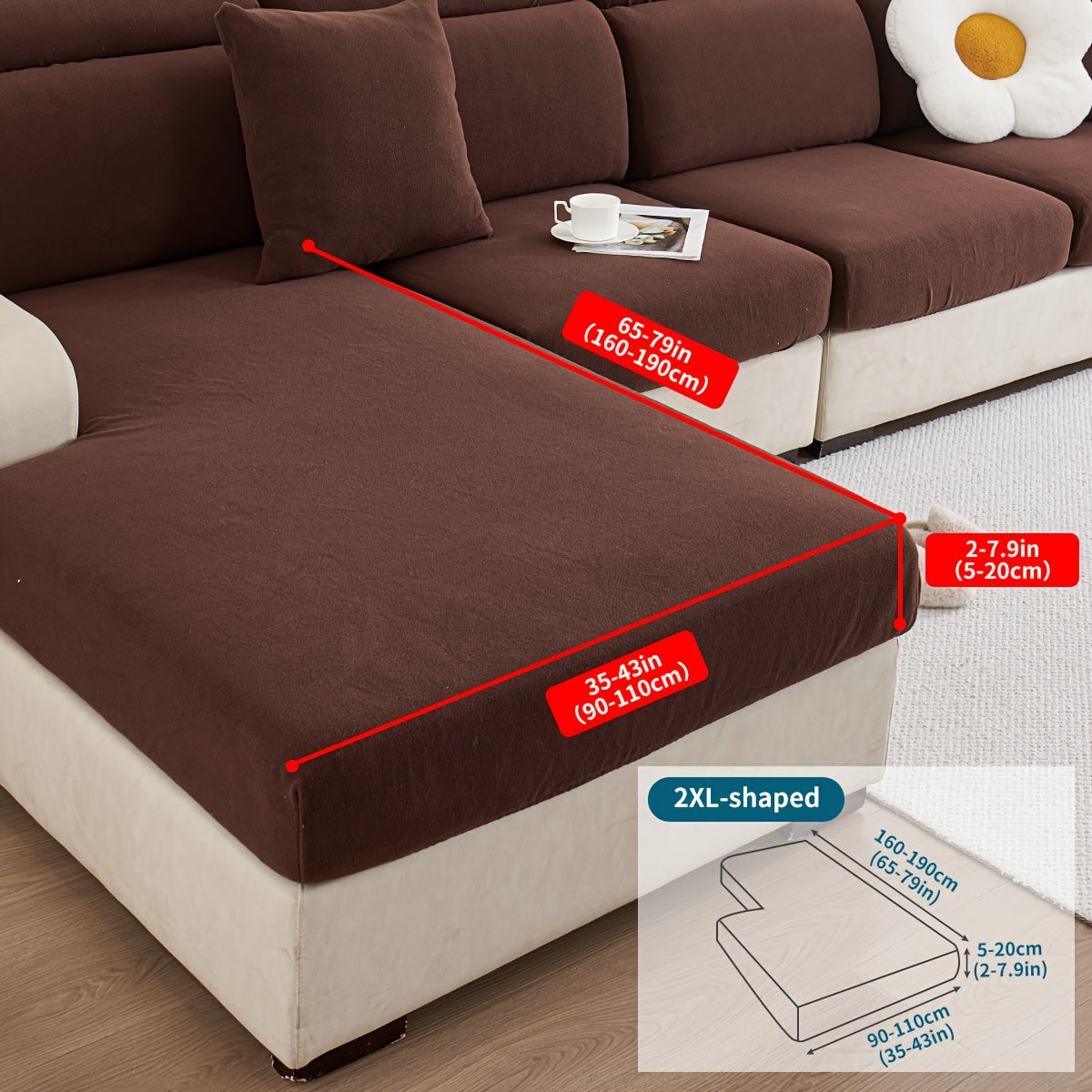 Sofa Decor Orana Non Slip Pet Sofa Cover lifestyle product image for stretch sofa cover in the UK