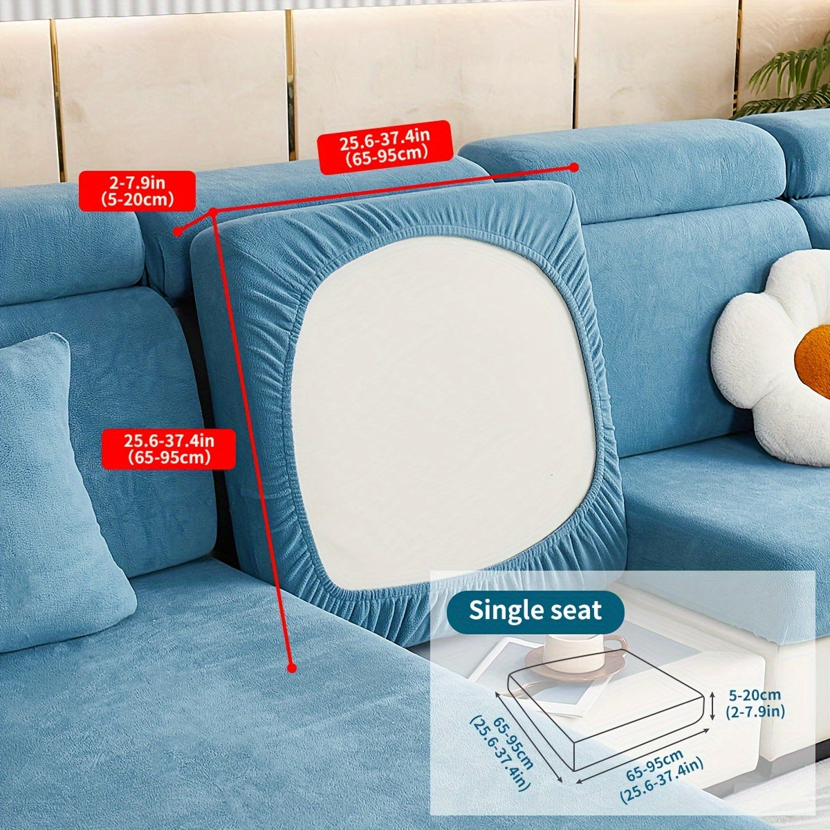 Sofa Decor Orana Non Slip Pet Sofa Cover lifestyle product image for stretch sofa cover in the UK