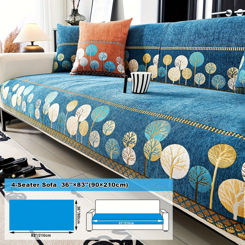 Sofa Decor Sienna Boho Plush Sofa Cover lifestyle product image for boho sofa cover in the UK