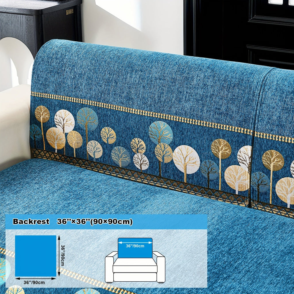 Sofa Decor Sienna Boho Plush Sofa Cover lifestyle product image for boho sofa cover in the UK
