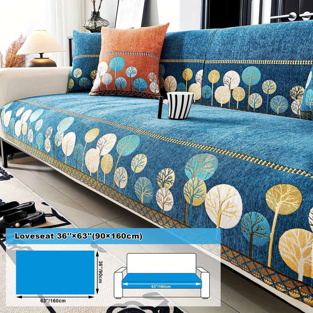 Sofa Decor Sienna Boho Plush Sofa Cover lifestyle product image for boho sofa cover in the UK