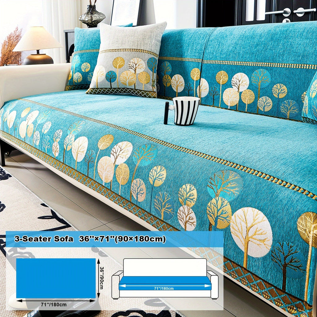 Sofa Decor Sienna Boho Plush Sofa Cover lifestyle product image for boho sofa cover in the UK