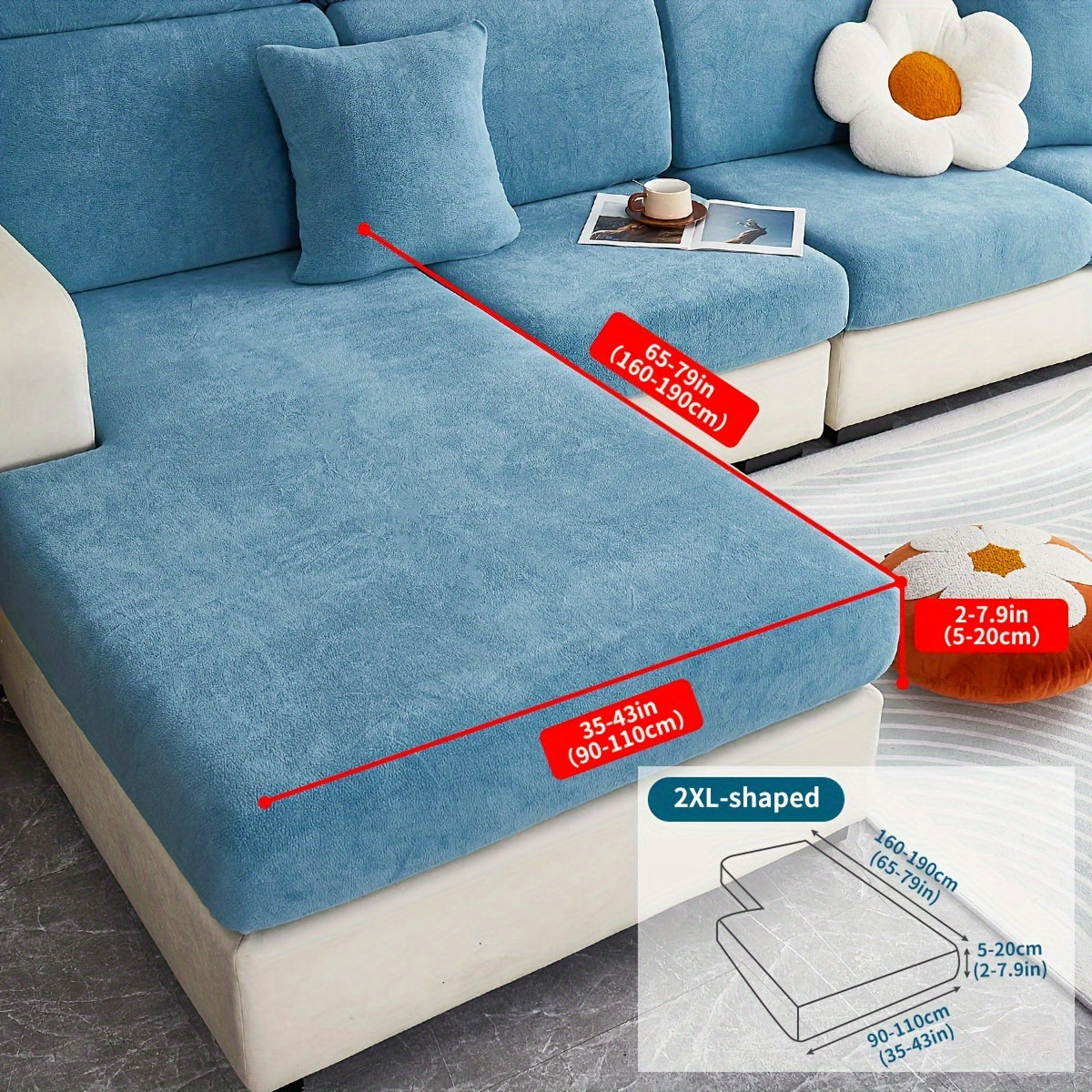 Sofa Decor Orana Non Slip Pet Sofa Cover lifestyle product image for stretch sofa cover in the UK