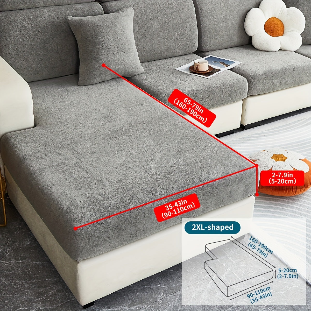 Sofa Decor Orana Non Slip Pet Sofa Cover lifestyle product image for stretch sofa cover in the UK