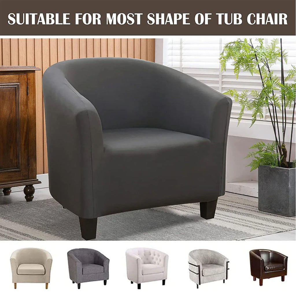 Sofa Decor Monaco Stretch Club Chair Slipcover lifestyle product image for stretch chair cover in the UK