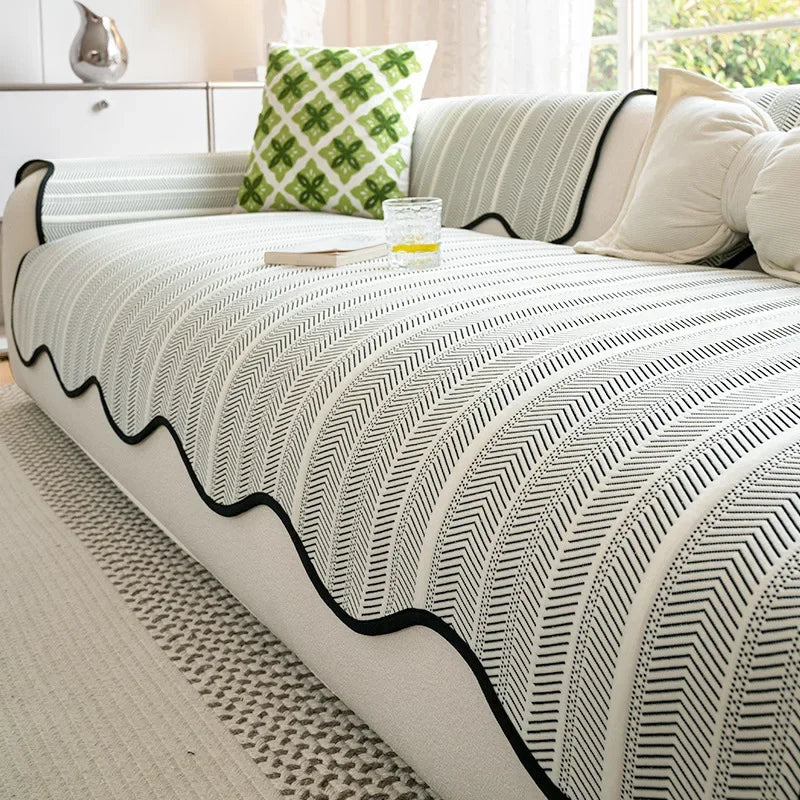 Sofa Decor Breeze Summer Cool Sofa Cover lifestyle product image for stretch sofa cover in the UK