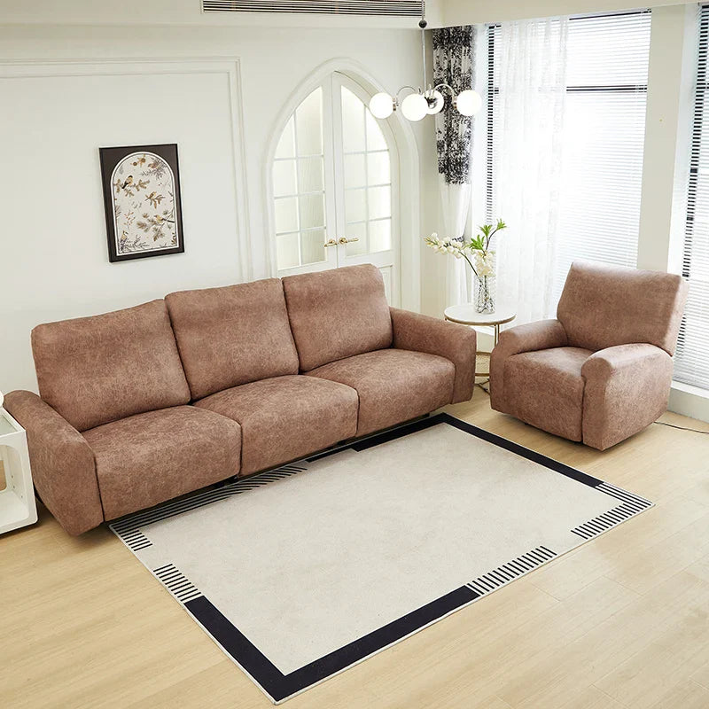 Sofa Decor Nero Water Resistant Recliner Sofa Cover lifestyle product image for water resistant recliner cover in the UK - 7 colour, 2 size