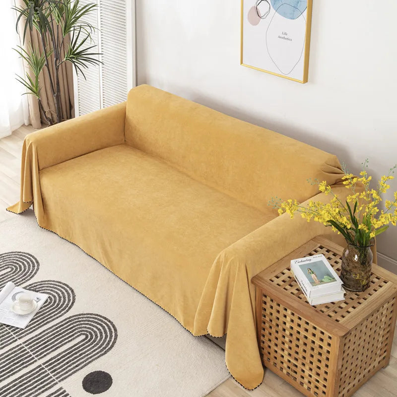 Sofa Decor Slate Water Resistant Sofa Blanket Cover lifestyle product image for water resistant sofa throw cover in the UK