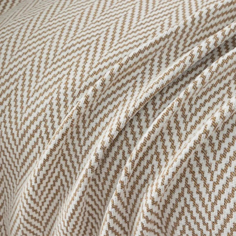 Sofa Decor Bergen Chenille Sofa Throw Cover lifestyle product image for chenille sofa throw cover in the UK - A2 Orange color / 180x130cm S