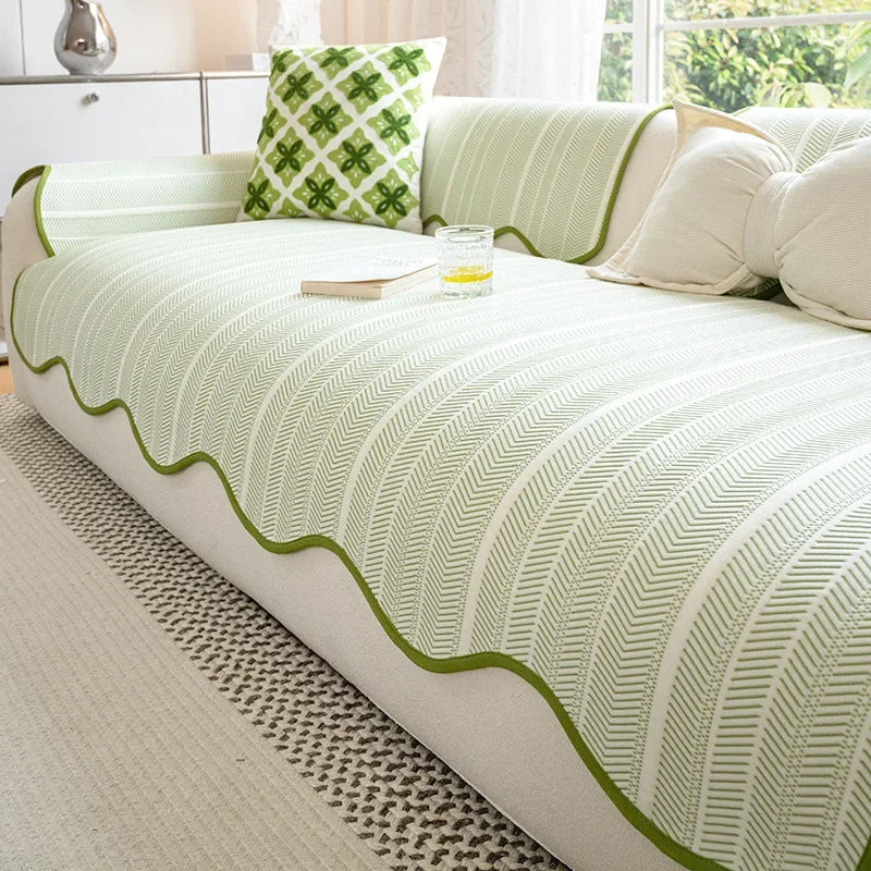 Sofa Decor Breeze Summer Cool Sofa Cover lifestyle product image for stretch sofa cover in the UK