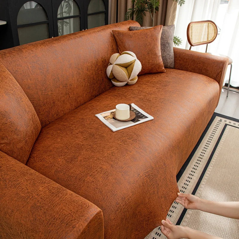 Sofa Decor Aria Water Resistant Stretch Sofa Cover stretch sofa cover in the UK - colour and texture view 6