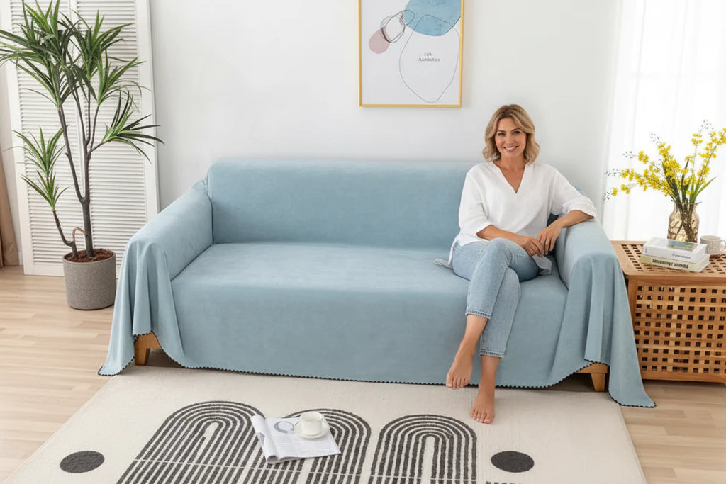 Sofa Decor Slate Water Resistant Sofa Blanket Cover featured product image for water resistant sofa throw cover in the UK