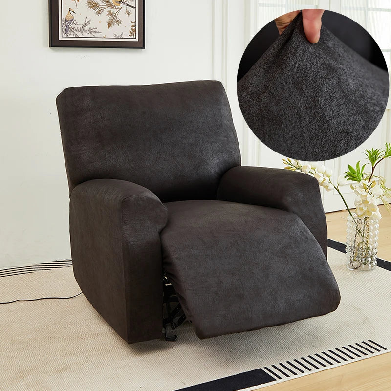 Sofa Decor Nero Water Resistant Recliner Sofa Cover lifestyle product image for water resistant recliner cover in the UK - 3 colour, 3 size