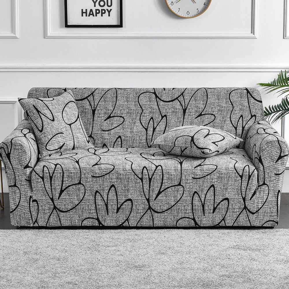 Sofa Decor Celeste Floral Stretch Sofa Cover lifestyle product image for stretch sofa cover in the UK - 13 colour, 1 size