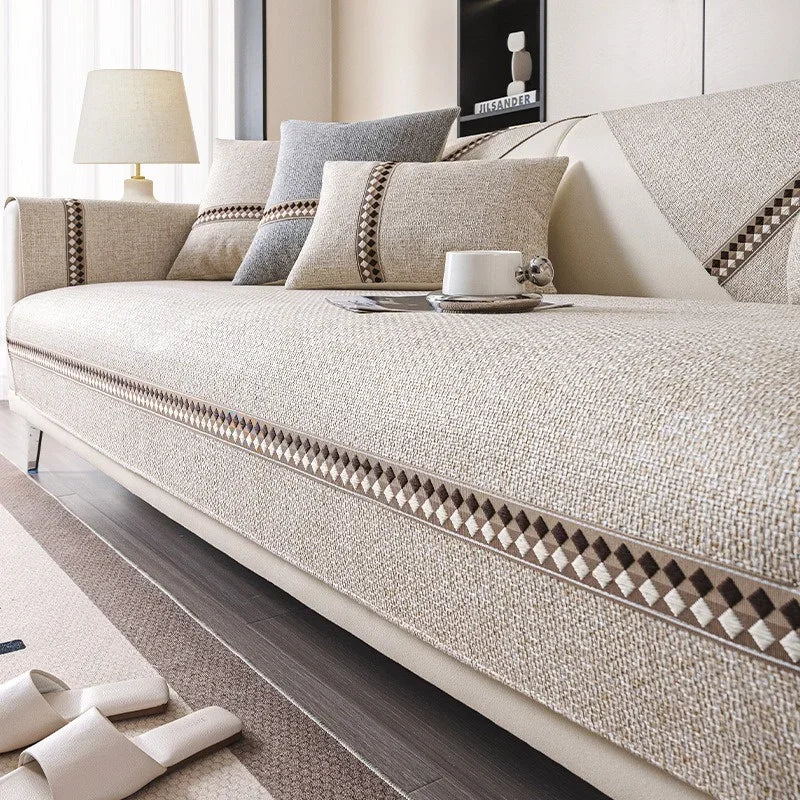 Sofa Decor Haven Thick All Season Sofa Cover lifestyle product image for stretch sofa cover in the UK - Couch Mat for Living Rooms colour