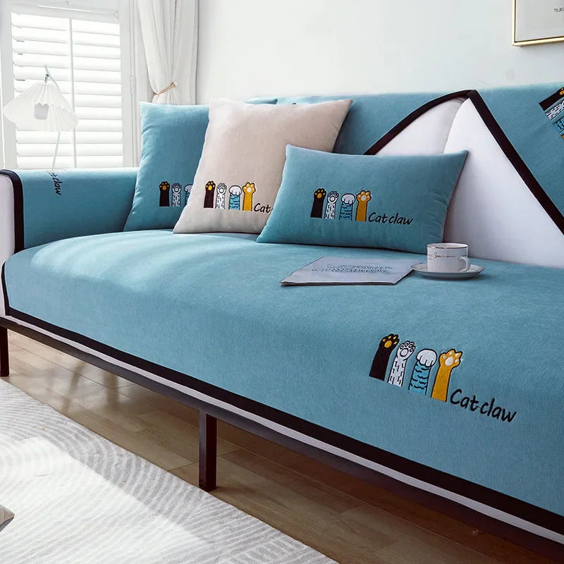 Sofa Decor Como Water Resistant Chenille Cushion Cover sofa cushion cover in the UK - colour and texture view 3