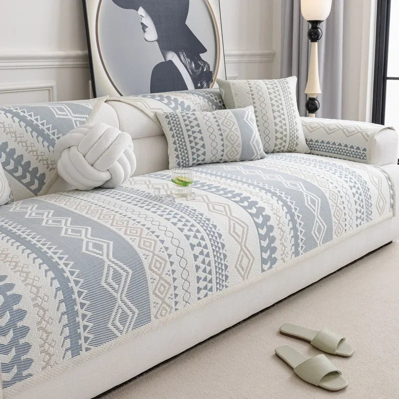 Sofa Decor Mira Ice Silk Couch Cover stretch sofa cover in the UK - colour and texture view 2 - 90x160cm size