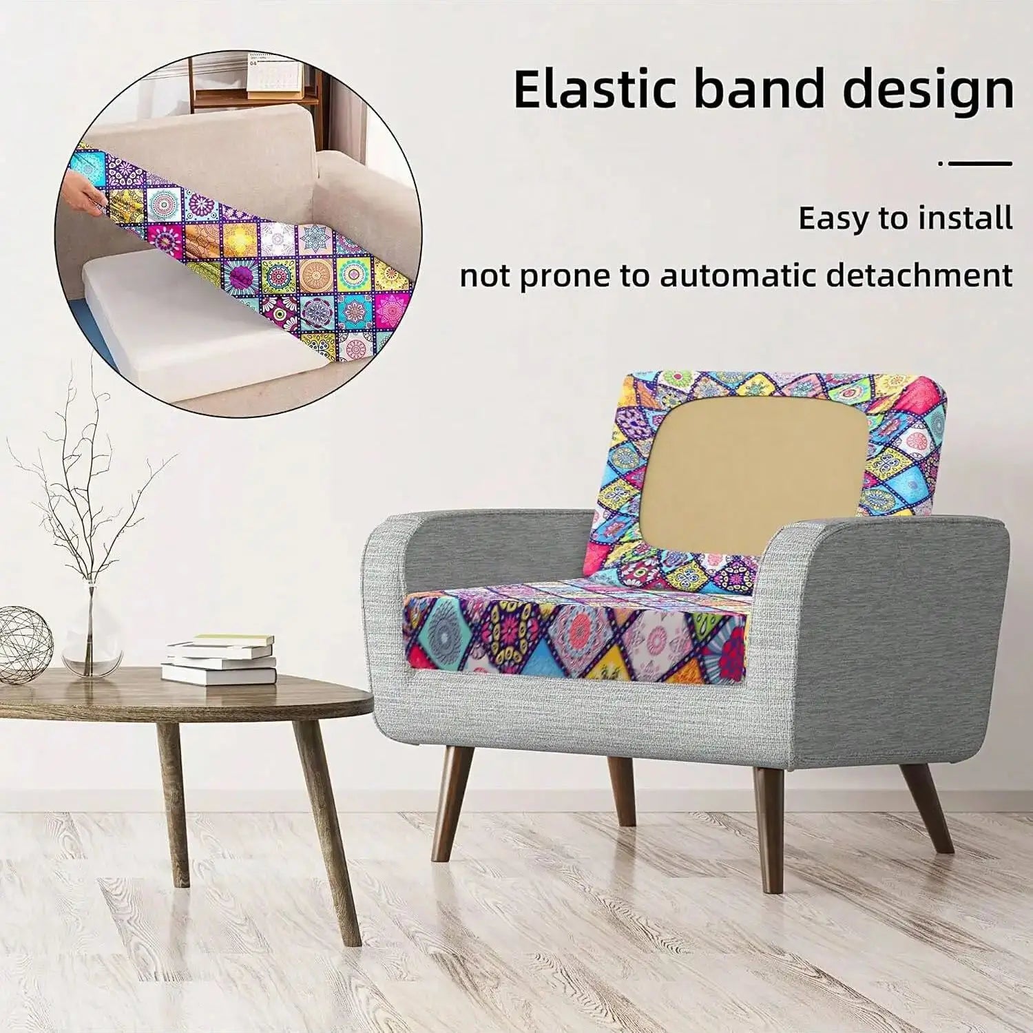 Sofa Decor Palm Cove Outdoor Cushion Covers detail product image for weather resistant sofa cushion cover in the UK - COLOR1 / M