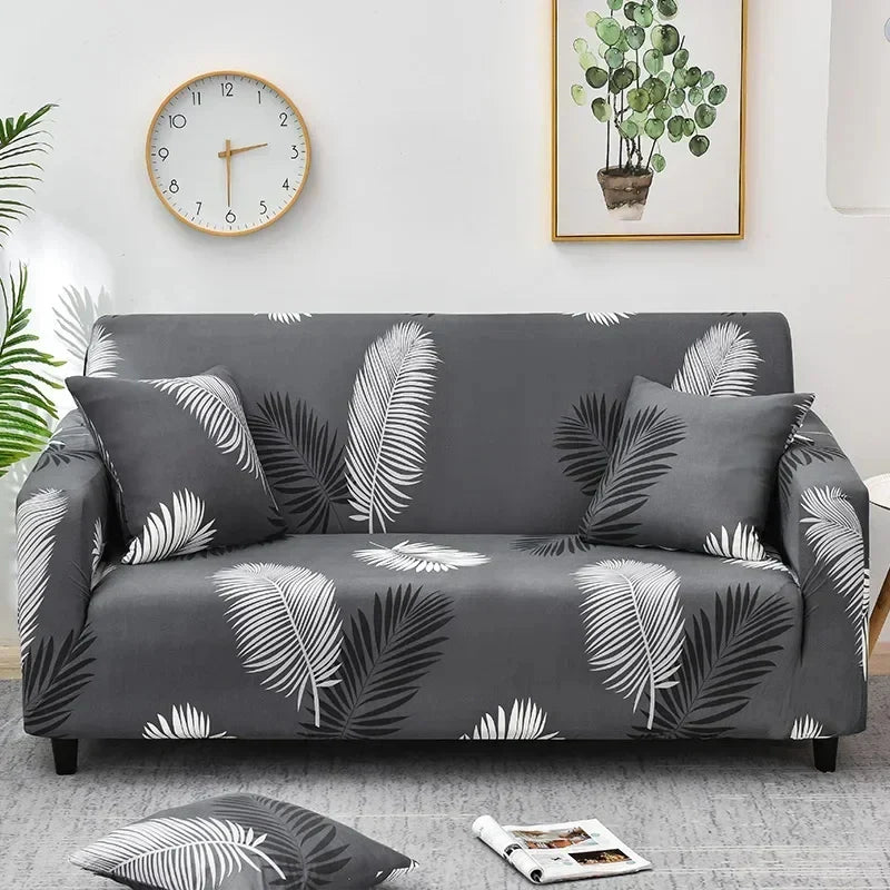 Sofa Decor Celeste Floral Stretch Sofa Cover lifestyle product image for stretch sofa cover in the UK - 02 colour, 1 size