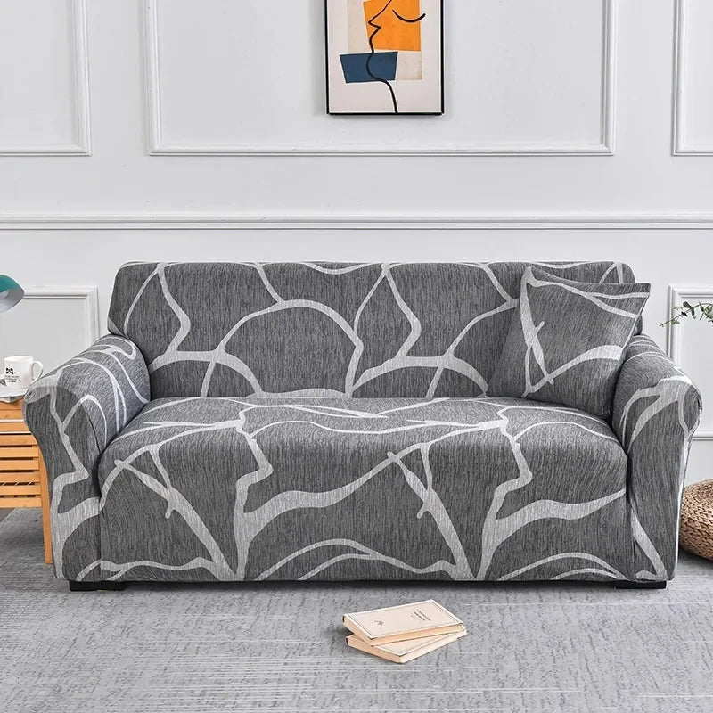 Sofa Decor Celeste Floral Stretch Sofa Cover lifestyle product image for stretch sofa cover in the UK - 16 colour, 1 size