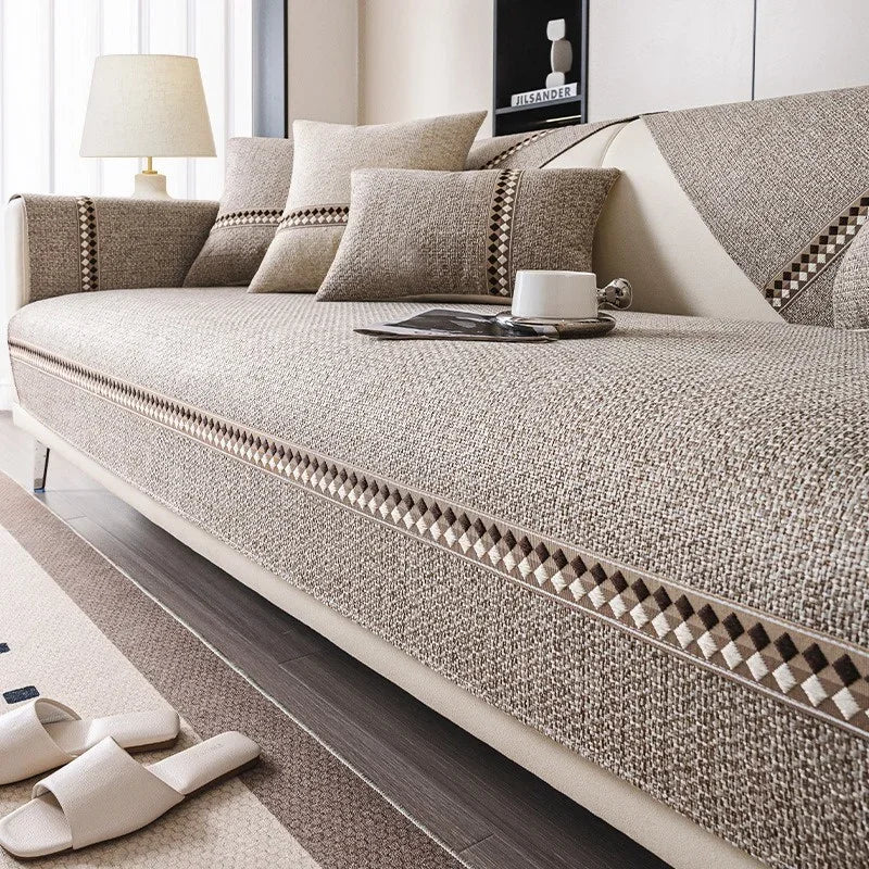 Sofa Decor Haven Thick All Season Sofa Cover lifestyle product image for stretch sofa cover in the UK - Couch Mat for Living Rooms colour