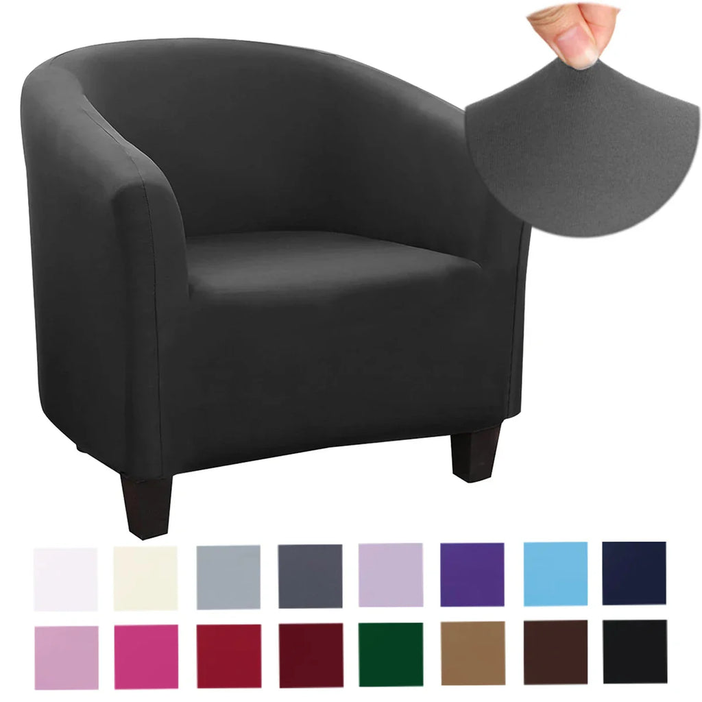 Sofa Decor Monaco Stretch Club Chair Slipcover lifestyle product image for stretch chair cover in the UK