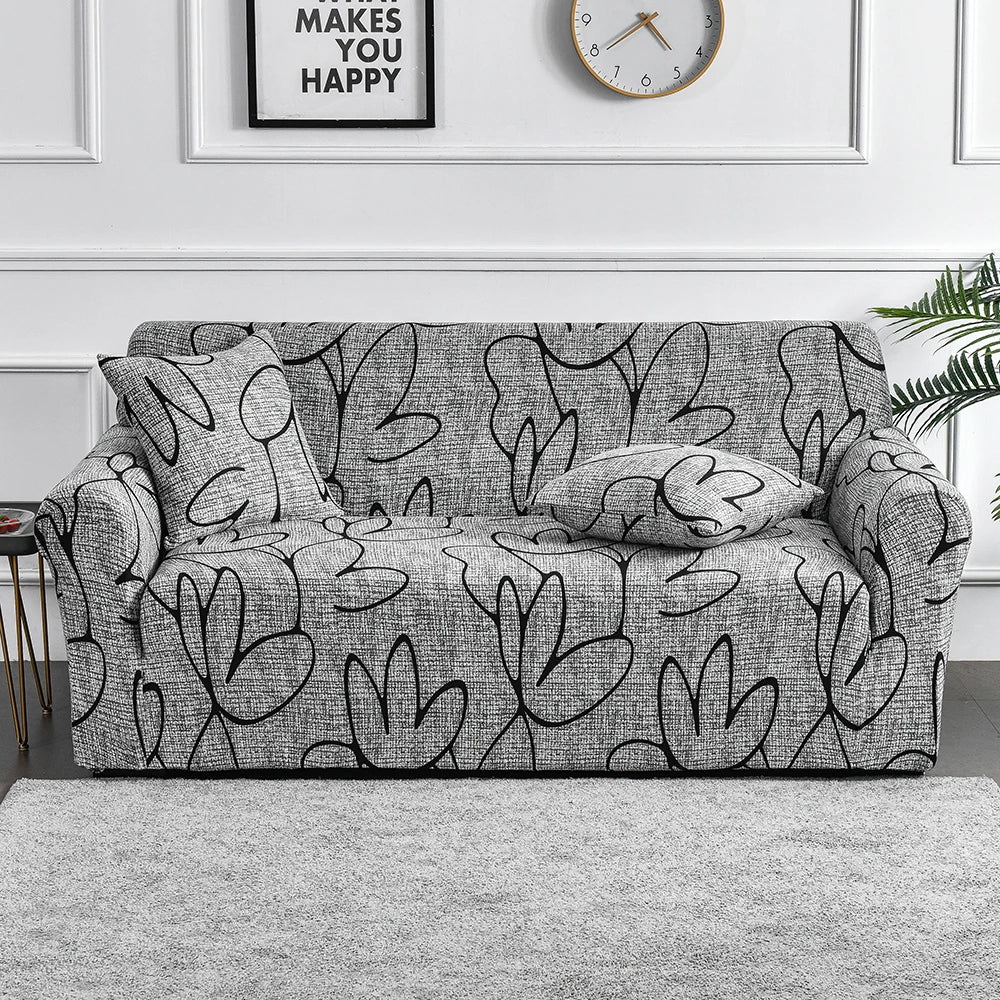 Sofa Decor Celeste Floral Stretch Sofa Cover stretch sofa cover in the UK - colour and texture view 5