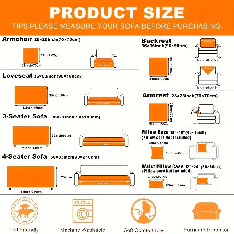 Sofa Decor Solene Flannel Sofa Cushion Pad lifestyle product image for soft plush sofa cushion cover in the UK - Grey / 70X210cm