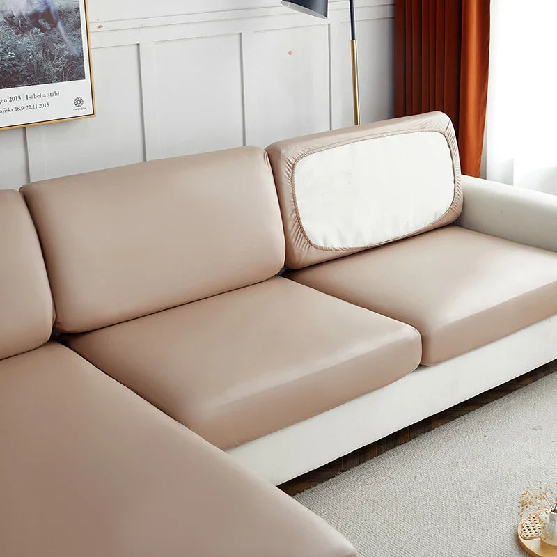 Sofa Decor Nero Water Resistant Leather Cushion Cover sofa seat cover in the UK - colour and texture view 3