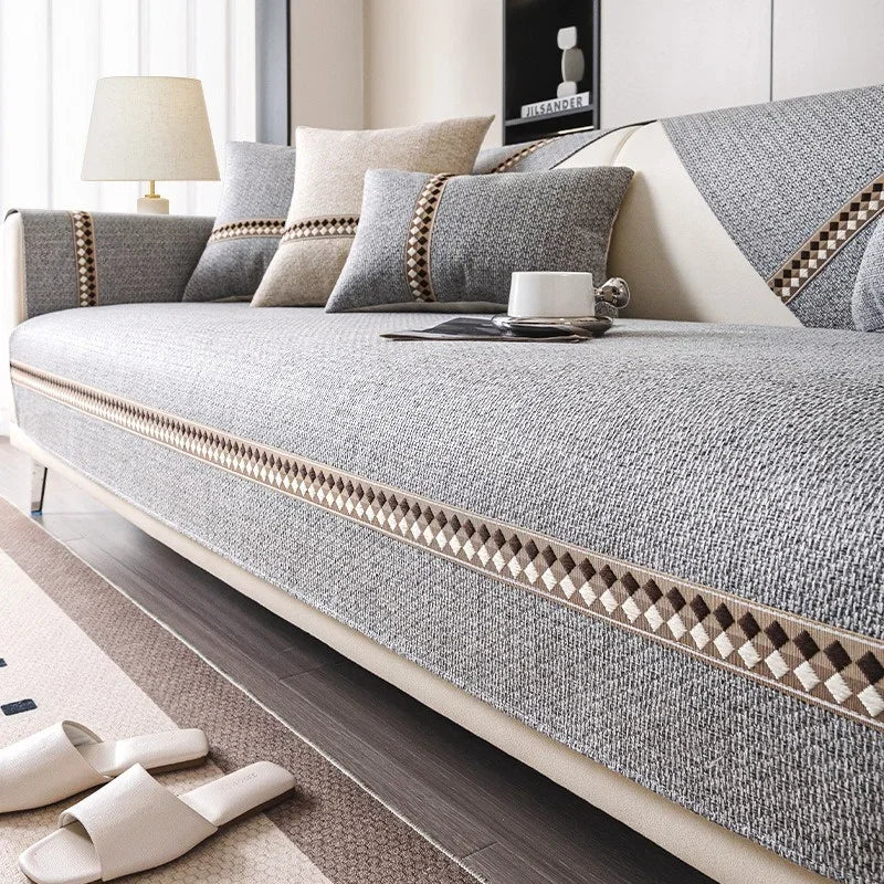 Sofa Decor Haven Thick All Season Sofa Cover lifestyle product image for stretch sofa cover in the UK - Couch Mat for Living Rooms colour