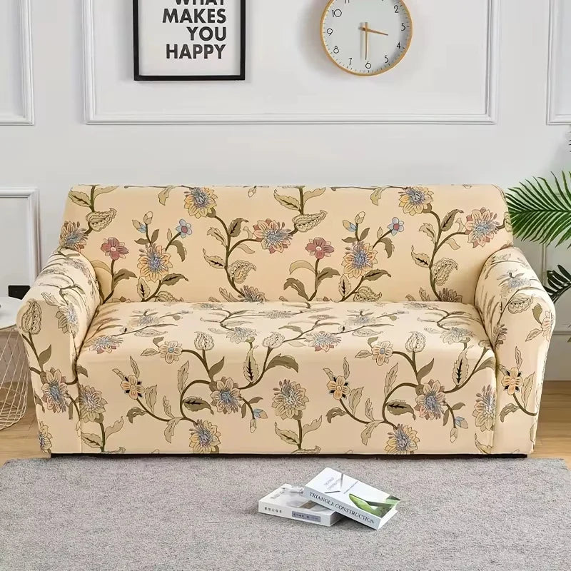 Sofa Decor Celeste Floral Stretch Sofa Cover lifestyle product image for stretch sofa cover in the UK - 11 colour, 1 size