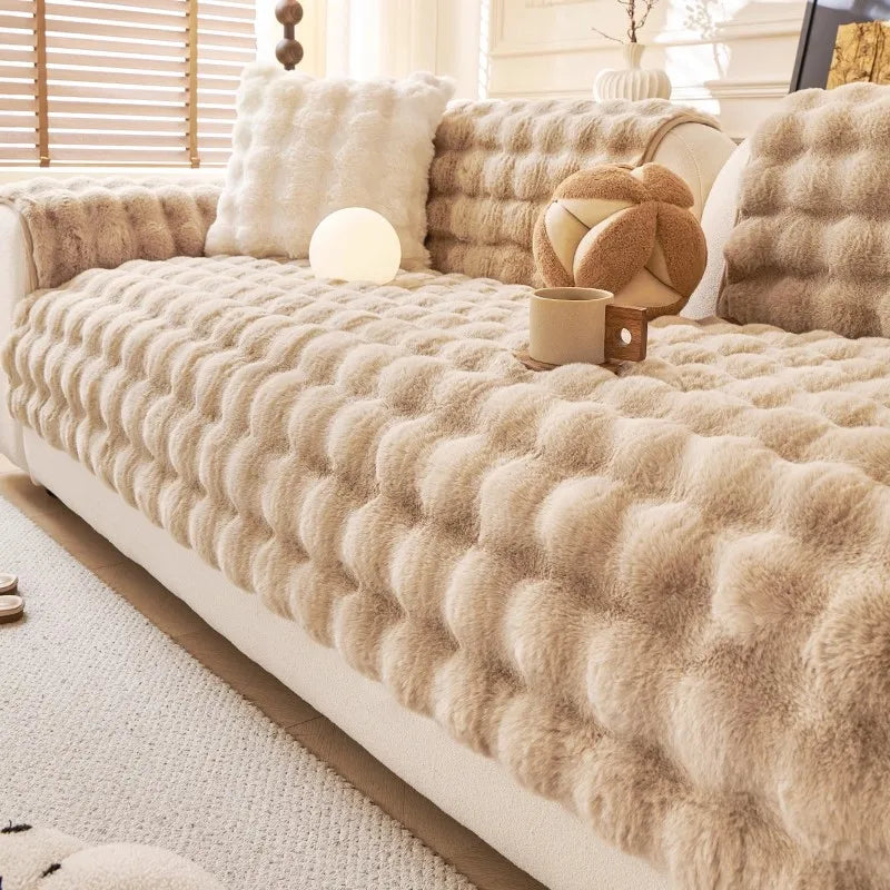 Sofa Decor Aurelia Faux Fur Cushion Cover sofa cushion cover in the UK - colour and texture view 4