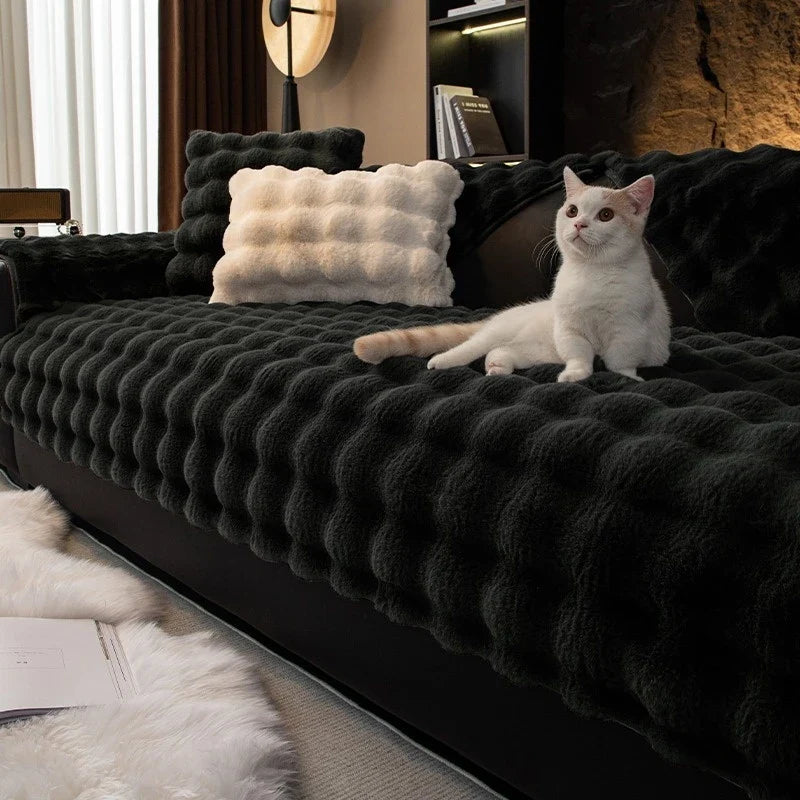 Sofa Decor Aurelia Faux Fur Cushion Cover sofa cushion cover in the UK - colour and texture view 8