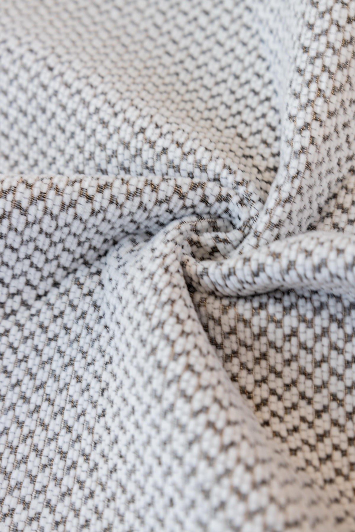 Sofa Decor Alessia Woven Chenille Sofa Seat Cover in Silver Grey - detail image for chenille sofa cover pieces in the UK