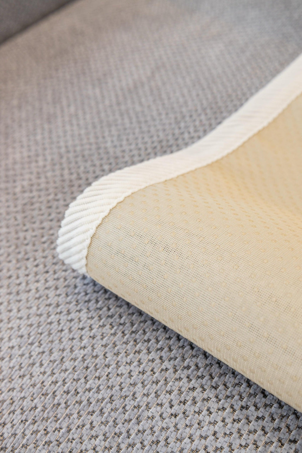 Sofa Decor Alessia Woven Chenille Sofa Seat Cover in Silver Grey - detail image for chenille sofa cover pieces in the UK