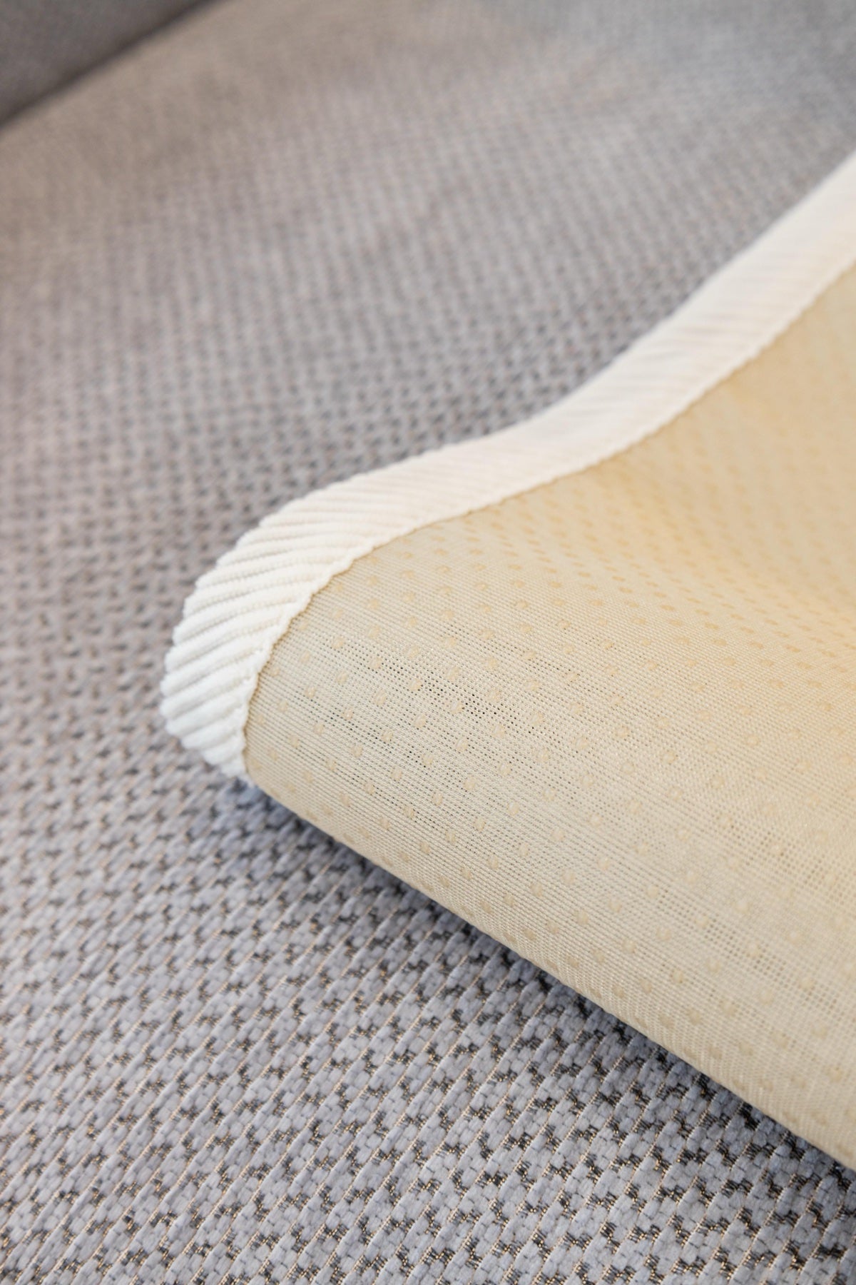 Sofa Decor Alessia Woven Chenille Sofa Seat Cover in Silver Grey - detail image for chenille sofa cover pieces in the UK