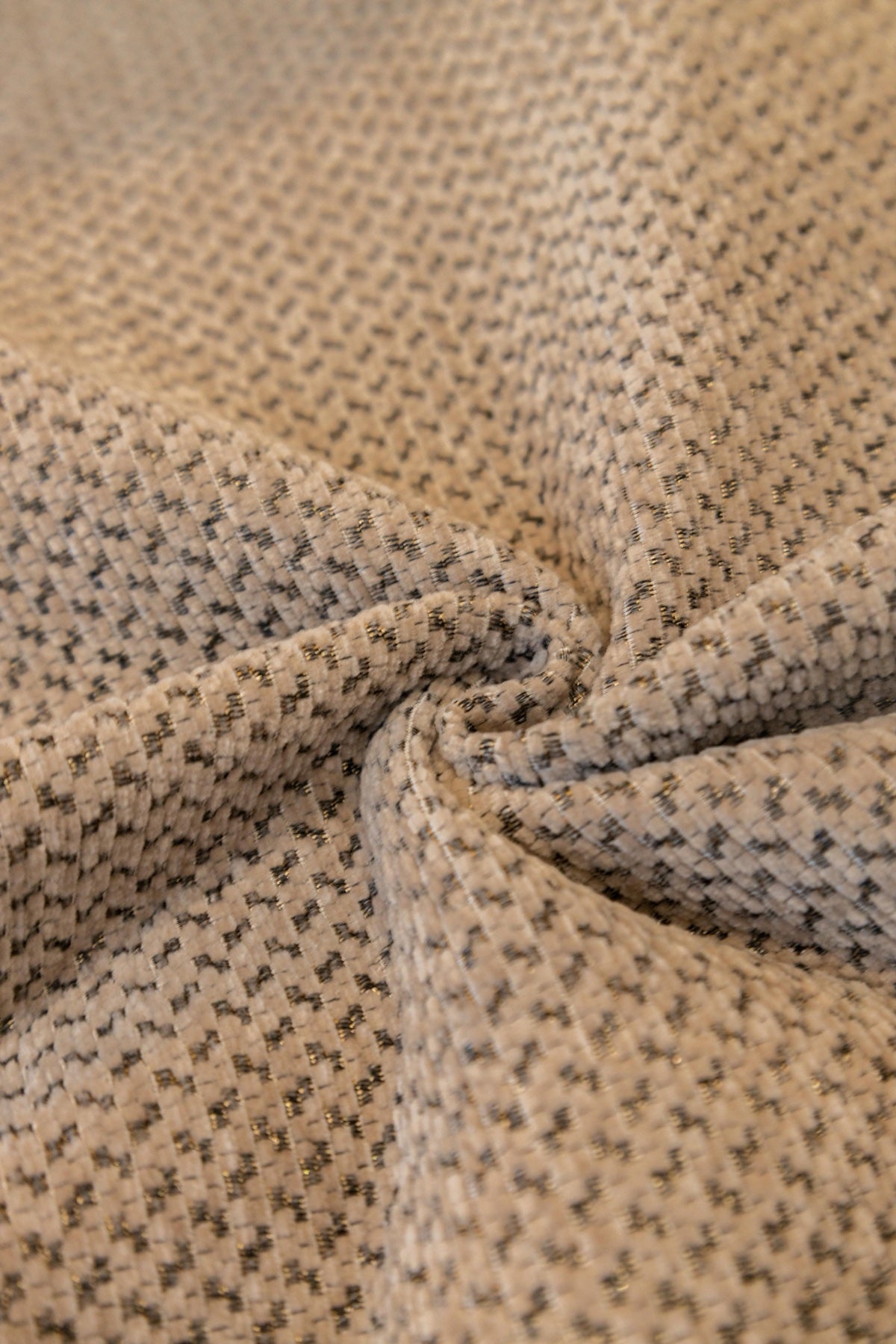 Sofa Decor Alessia Woven Chenille Sofa Seat Cover in Silver Grey - detail image for chenille sofa cover pieces in the UK