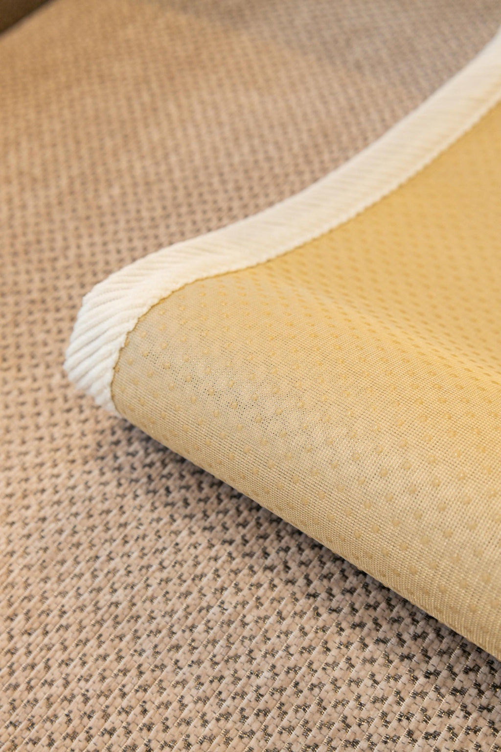 Sofa Decor Alessia Woven Chenille Sofa Seat Cover in Warm Beige - detail image for chenille sofa cover pieces in the UK