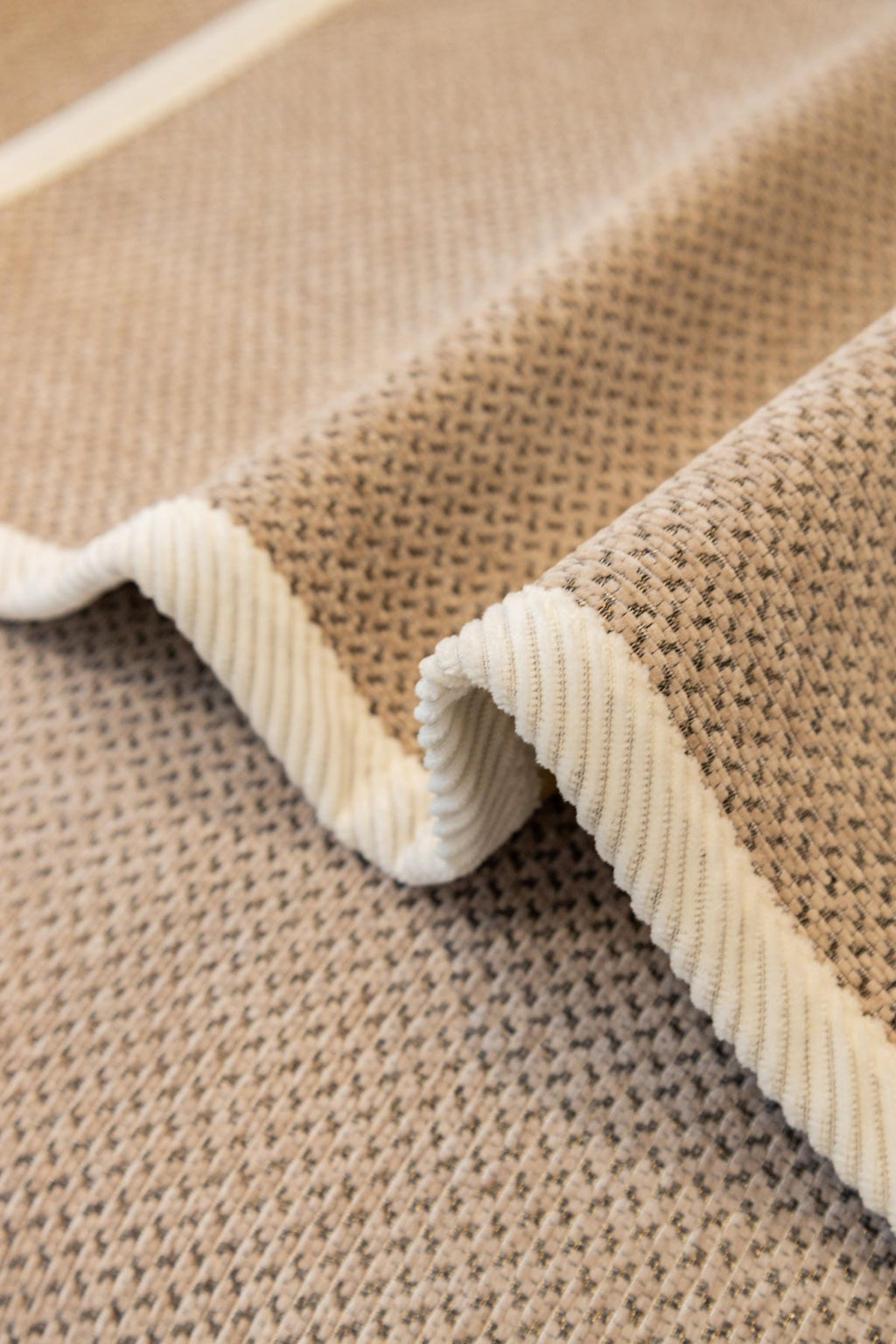 Sofa Decor Alessia Woven Chenille Sofa Seat Cover in Warm Beige - detail image for chenille sofa cover pieces in the UK