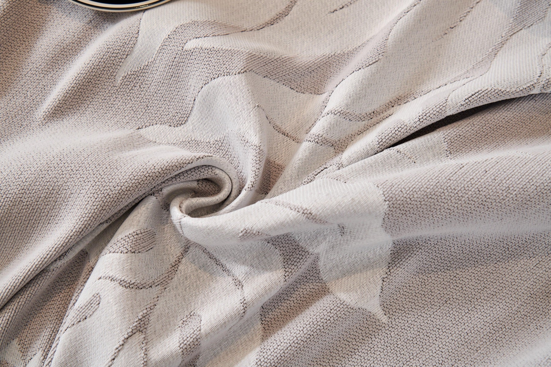 Sofa Decor Amalfi Palm Jacquard Sofa Throw Cover in Silver Palm - palm jacquard sofa throw cover styled couch cover in the UK, image 2