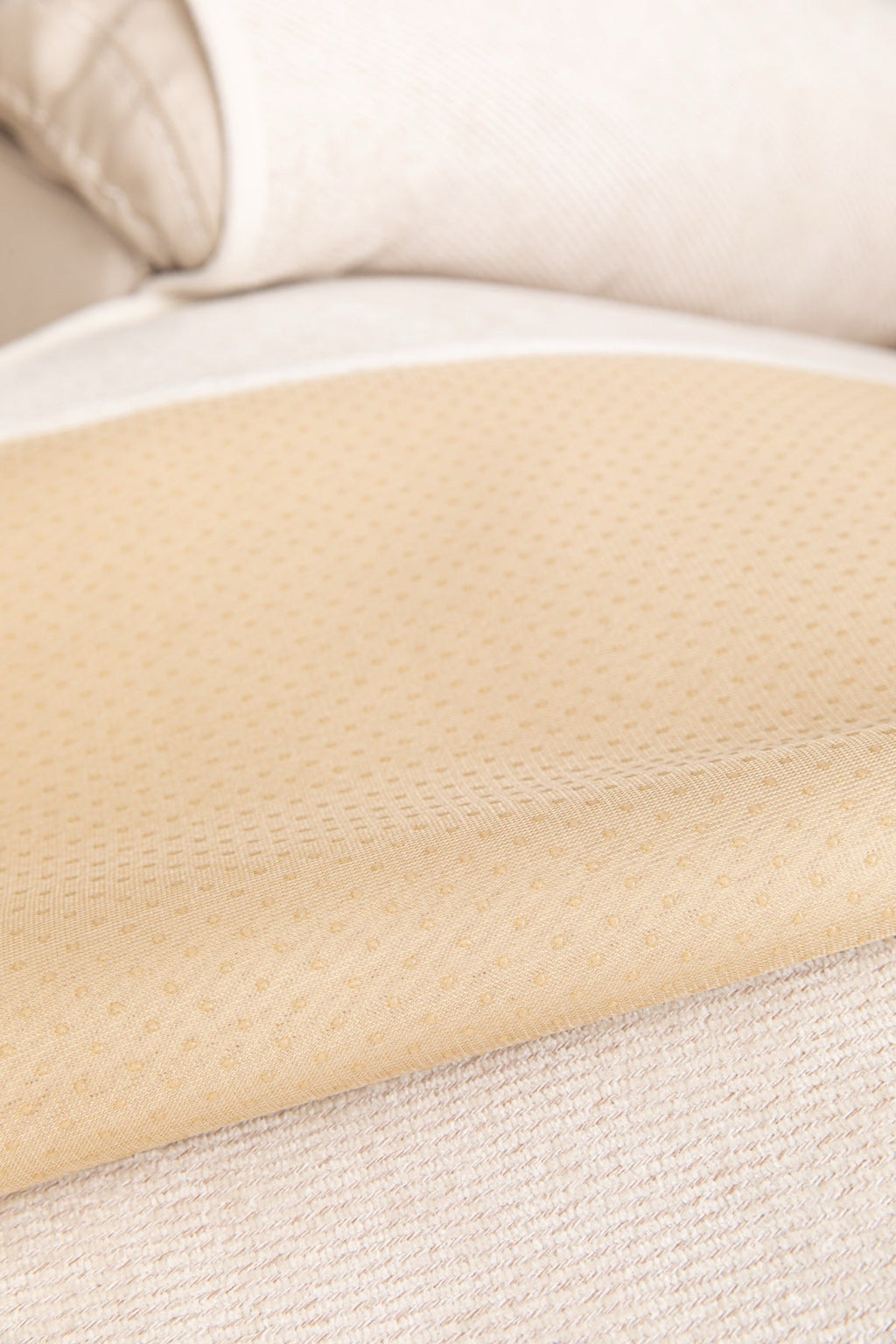 Sofa Decor Aria Textured Armchair Sofa Cover Pieces in Cream White - chair cover piece detail for armchair sofa cover pieces in the UK, image 41