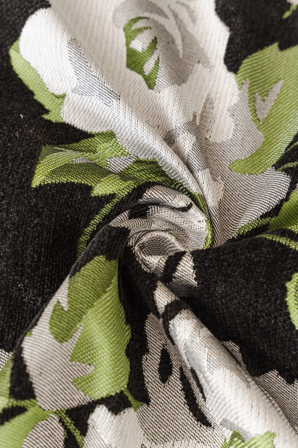 Sofa Decor Camellia Skirted Floral Sofa Throw Cover in Midnight Floral - floral fabric and skirt edge detail for floral sofa throw covers in the UK