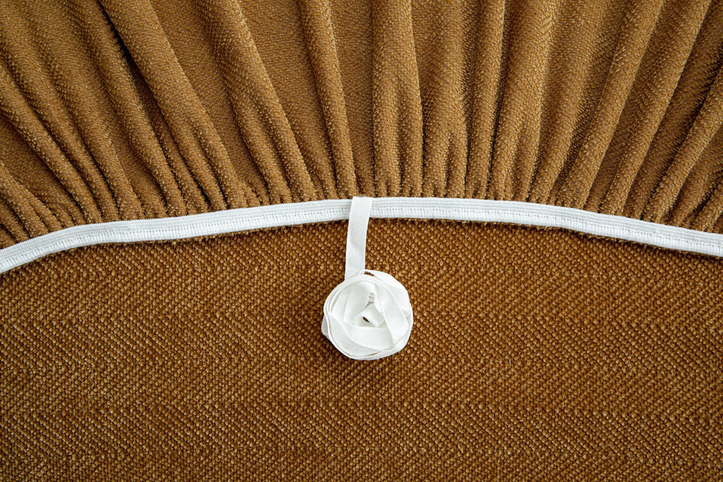 Sofa Decor Marlow Chenille Stretch Sofa Cover lifestyle product image for weather resistant sofa cover in the UK