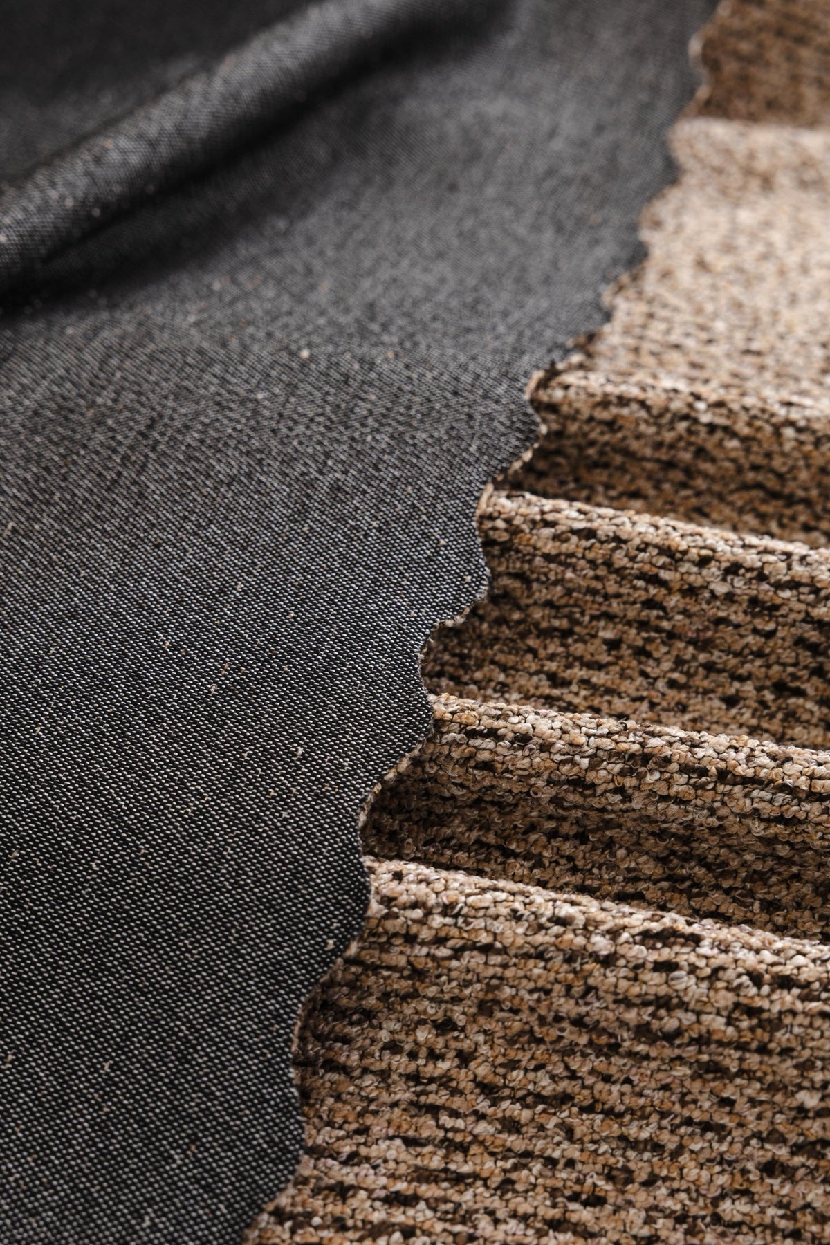 Sofa Decor Como Textured Boucle Fringe Sofa Throw Cover sofa throw cover in the UK - colour and texture view 3